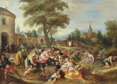 As obras de misericórdia (óleo) de Frans II Francken the Younger
